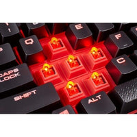 Corsair K68 Mechanical Backlit LED Dust and Spill Resistant Linear & Quiet Gaming Keyboard - Cherry MX Red