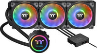 Thermaltake Floe DX RGB 360 TT Premium Edition, Material:Copper, Rated Voltage :12 V / 5V, Motor Speed :3600 R.P.M, Dimension:120 x 120 x 25 mm, Noise Level:19 ~ 23.9 dB-A