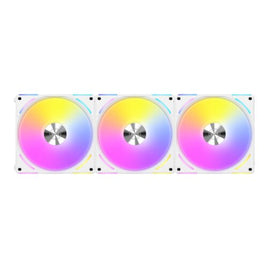 Lian Li UNI FAN AL120 V2 RGB 120mm Triple Pack Cooling Fan - White