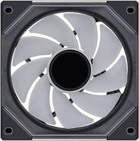 Lian Li SL-Infinity 120 Reverse Blade UNI Fan, PBT + PC + Aluminum Materials, 63.6CFM Airflow, Fluid Dynamic Bearing, 2100RPM Fan Speed, Daisy-Chain Design, Single Pack