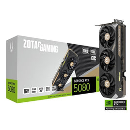 ZOTAC GAMING GeForce RTX 5080 SOLID CORE OC Graphic Card - Black, DLSS 4