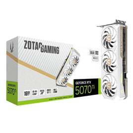 ZOTAC GAMING GeForce RTX 5070 Ti SOLID CORE OC Graphic Card - White, DLSS 4
