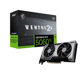MSI GeForce RTX 5060 Ti 16GB GDDR7 VENTUS 2X OC PLUS Graphics Card, DLSS 4