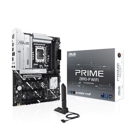 ASUS PRIME Z890-P WIFI LGA 1851 ATX Motherboard - White