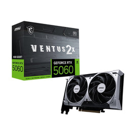 MSI GeForce RTX 5060 8G VENTUS 2X OC Graphic Card - Black, DLSS 4