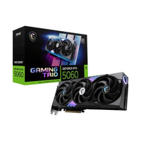 MSI NVIDIA GeForce RTX 5060 8G GAMING TRIO OC Graphics Card - Black, DLSS 4