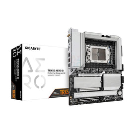 Gigabyte TRX50 AERO D sTR5 DDR5 E-ATX Motherboard - Black | TRX50-AERO-D