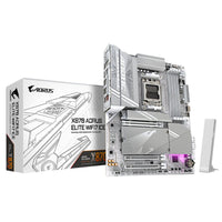 Gigabyte X870 AORUS ELITE WIFI7 ICE AM5 ATX Motherboard - White | MOT-GIG-03320