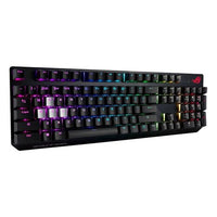 Asus ROG Strix Scope RGB Mechanical Gaming Keyboard with Cherry MX Red Switches, Aura Sync RGB Lighting, Quick-Toggle Shortcut, 2X Wider Ergonomic Ctrl Key for Greater FPS Precision - Black