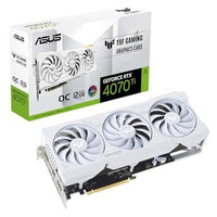 Asus TUF Gaming RTX 4070 Ti OC 12GB GDDR6X Graphics Card - White, DLSS 3