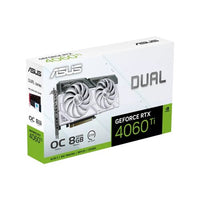 Asus Dual RTX 4060 Ti White OC 8GB GDDR6 Graphics Card - DLSS 3