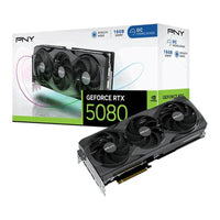 PNY NVIDIA GeForce RTX 5080 16GB GDDR7 OC Graphics Card, DLSS 4