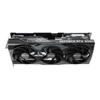 PNY GeForce RTX 5090 Overclocked Triple Fan 32GB GDDR7 Graphic Card - Black | DLSS 4