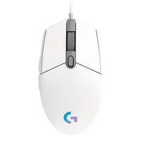 Logitech G203 Lightsync RGB 8000 Dpi Wired Gaming Mouse - White