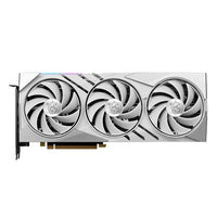 MSI RTX 4070 Ti Gaming X SLIM 12GB White GDDR6X Graphics Card - White, DLSS 3