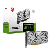 MSI RTX 4060 VENTUS 2X White 8G OC Graphics Card, DLSS 3