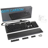 Logitech G513 Carbon RGB with GX Blue Clicky Key Switches Backlit Mechanical Gaming Keyboard