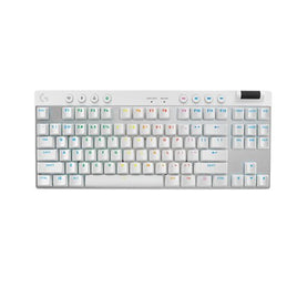 Logitech G PRO X TKL Lightspeed Wireless RGB Gaming Keyboard - White