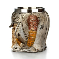 1pc Horn Cup, Skull Cup, Beer Glass, 3D Viking Skull Beer Mug