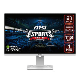 MSI G274QRFW 27-inch WQHD 170Hz 1ms Rapid IPS Gaming Monitor White