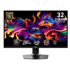 MSI MAG 321UP QD-OLED 32inch 165Hz 0.03m UHD 4K Gaming Monitor - Black