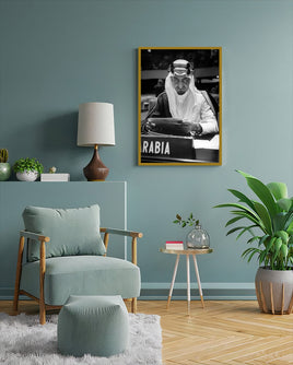 Faisal of KSA Poster with Classic Frame