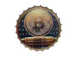 Bitcoin Big Bottle Cap Wall Decoration
