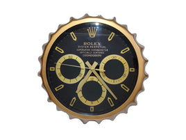 Customized Rolex Bottle Cap Wall Clock