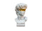 Classic Greek Michelangelo David Bust Decor Aesthetic Room Bookshelf Decor Roman Renaissance Statue Home Decor,White+Gold