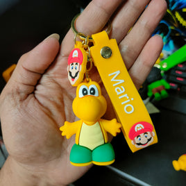 Super Mario Yoshi 3D Keychain | Strap Charm & Hook | Cartoon Model Toys Gift Key Chain