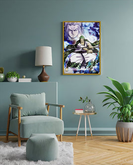 Zoro Poster with Classic Frame