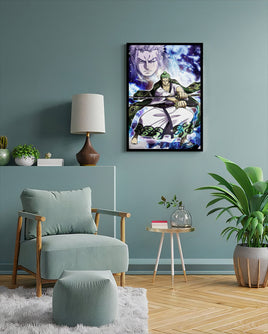 Zoro Poster with Frame