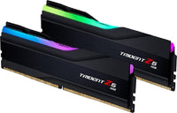 G.Skill Trident Z5 RGB 32GB (2x16GB) 6000MHz DDR5, 36-36-36-96 Latency, 1.35V, Non-ECC, Intel XMP 3.0, Unbuffered, Black