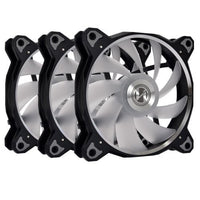 Lian Li Bora Series 120mm High Performance 3-Pack RGB LED PWM Case Fan - Black