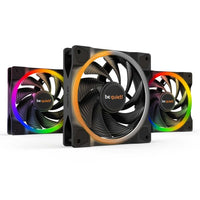 Be Quiet ! Light Wings 120mm PWM high-speed triple-pack Fan - Black