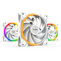 Be Quiet ! Light Wings 120mm White PWM high-speed triple-pack Fan - White