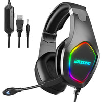 ERXUNG J20 Wired Gaming Headphone Headset Stereo Gaming Headset With Microphone for Mobile Phone Laptop Computers for PS4