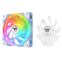 Thermaltake SWAFAN EX12 ARGB Sync PC Cooling Fan 120mm TT Premium Edition (3-Fan Pack) - Hydrangea Blue