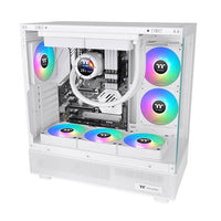 Thermaltake CT120 EX ARGB Sync 120mm PC Cooling Fan (3-Fan Pack) - White