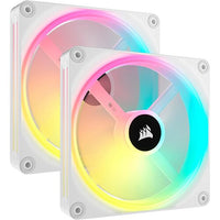 Corsair iCUE LINK QX140 RGB 140mm Double Fan Starter Kit - White