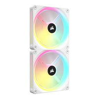 Corsair iCUE LINK QX140 RGB 140mm Double Fan Starter Kit - White