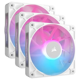 Corsair iCUE Link RX140 RGB 120mm PWM Fans, 2100 RPM Speed, Magnetic Dome Bearing, Tripple Starter Kit, Fans - White