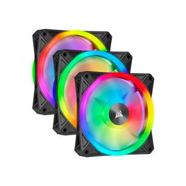 Corsair iCUE QL120 RGB 120mm PWM Triple Fan with Lighting Node CORE