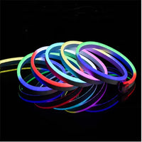 2.5M Bluetooth/Wifi LED Neon Rope Lights with Remote APP Control, IP67 Waterproof Flexible Neon LED Strip Lights ARGB LED Neon Lights for Bedroom Room Outdoors Decor