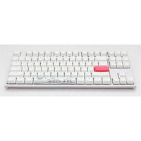 Ducky One 2 TKL Cherry Silent Red RGB White Switch Gaming Mechanical Keyboard - White