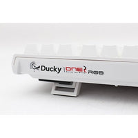 Ducky One 2 TKL Cherry Silent Red RGB White Switch Gaming Mechanical Keyboard - White