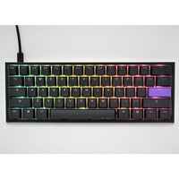 Ducky One 2 Mini Cherry Silent Red RGB Mechanical Keyboard - Black