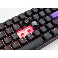 Ducky One 2 Mini Cherry Silent Red RGB Mechanical Keyboard - Black