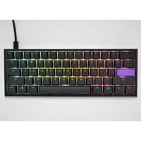 Ducky One 2 Mini Cherry Red RGB English/Arabic Gaming Keyboard - Black