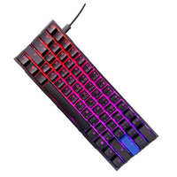 Ducky One 2 Mini Cherry Red RGB English/Arabic Gaming Keyboard - Black